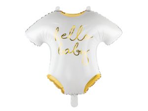 Фолиев балон Baby romper - Hello Baby, 51x45cm, бял